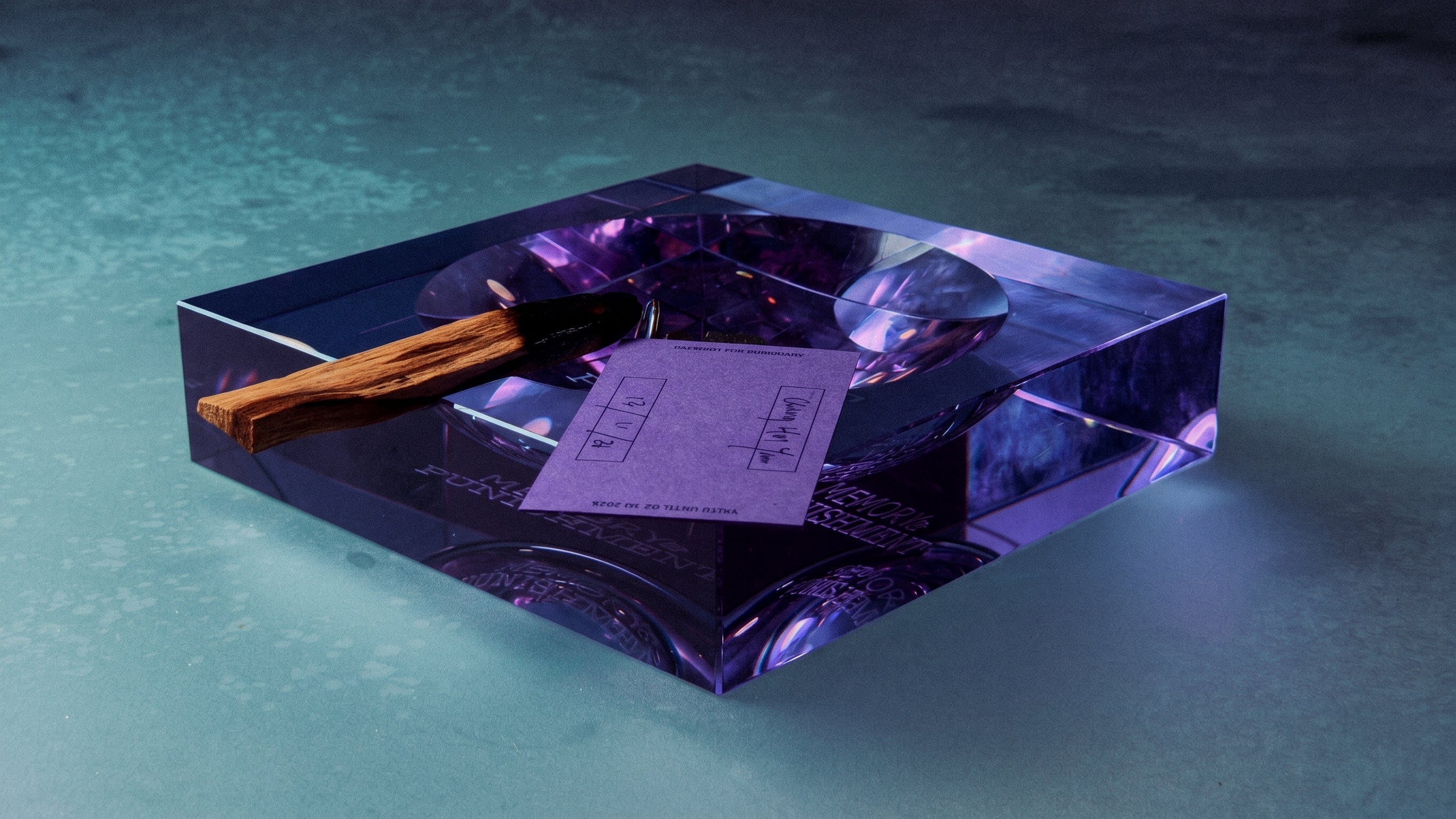 Memory & Punishment: Glass Ashtray-thumbmail-2