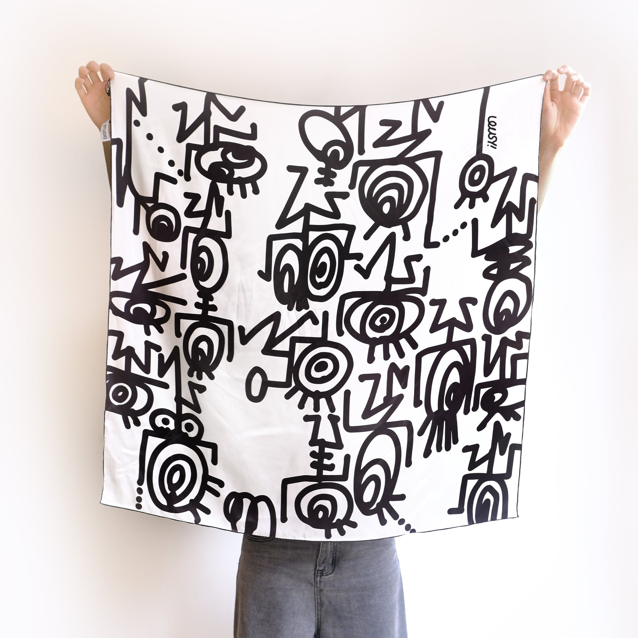 Lousy x Serakai Studio Silk Scarf